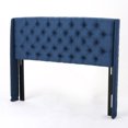 thumbnail image 2 of Height-Adjustable Headboards for King Beds - Navy Blue, 2 of 5