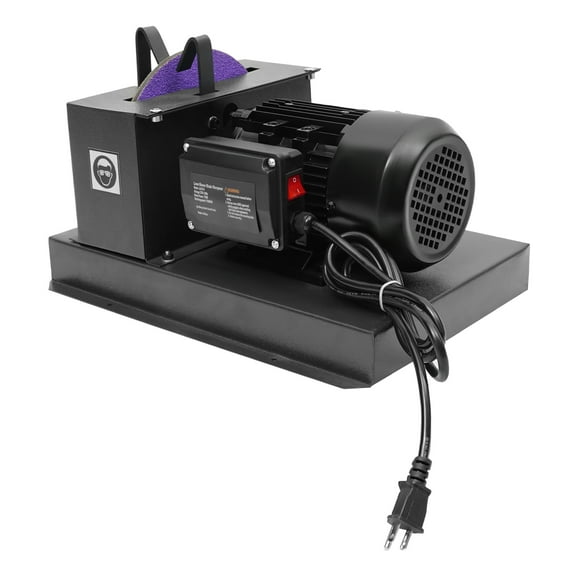 Lawn Mower Blade Sharpener, Lawnmower Blade Grinder with 9-inch Grinding Wheel, 1700 RPM Powerful Bench Mower Sharpening Machine for High/Low Lift, Gator & Flat Blades (1HP 750W)
