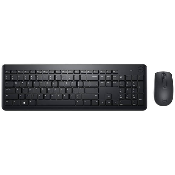 Kit de Teclado y Mouse Inalámbrico Dell KM3322W USB Color Negro