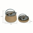 thumbnail image 3 of Tetera Plegable JShteea 1L Hervidor para Acampar Sin BPA Caqui, 3 of 8
