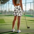 thumbnail image 3 of Garronmavis Cute Paw Print Women's Tennis Skirts High Waisted Golf Skorts Athletic Golf Skorts Skirts with Pockets Shorts, Size S, 3 of 6