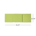 thumbnail image 6 of Lilyana Outdoor Water Resistant Chaise Lounge Cushion, Set of 2, Green, 6 of 7