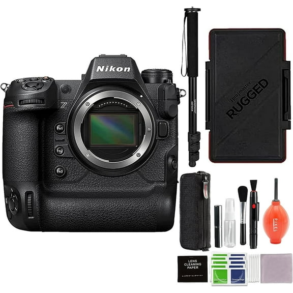 Nikon Z 9 FX-Format Flagship Professional Full-Frame Stills/Video mirrorless Camera Body Bundle with Advanced Accessory and Travel Bundle| Nikon Z9 (USA Authorized)