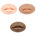 thumbnail image 1 of 3x 5D Silicone Lips Practice Permanent Soft for Beginners Piercing Practice Yuyangstore Práctica de labios, 1 of 5