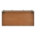 thumbnail image 6 of Kate and Laurel Cates Rustic Sliding Door Floating Wall Cabinet, 30 x 10 x 14, Rustic Brown, Decorative Distressed Wood Storage Cabinet for Farmhouse Wall Decor, 6 of 8