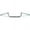 Chrome, variant on Krator Motorcycle Handlebar 1" Chrome Steel Cafe Racer Clubman Style Bobber Custom