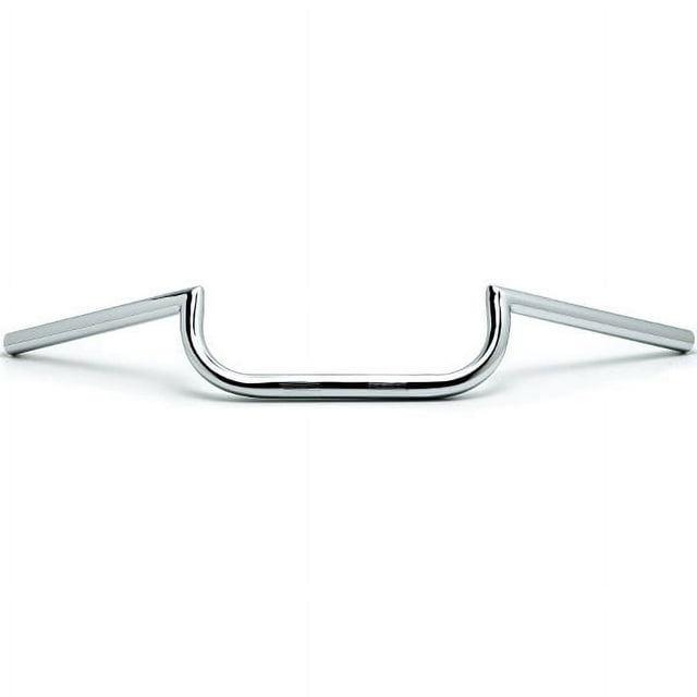 Krator Motorcycle Handlebar 1" Chrome Cafe Racer Clubman Compatible with Honda Gold Wing Goldwing GL 500 650 1000 1100