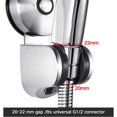 thumbnail image 2 of Hongchun Vacuum Suction Cup Shower Head Holder - Nickel Adjustable Hand Shower Wall Mount, 2 of 5