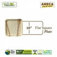thumbnail image 2 of Sqaure Dinner, Salad Dessert Plate|Bio Mart Areca Palm Leaf Plate|Natural Eco-friendly Heavy Duty Re-usable Compostable Disposable Biodegradable Party, Wedding, BBQ & Catering |Pack of 10, 50 or 100, 2 of 4