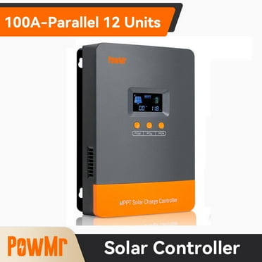 PowMr 100A MPPT Solar Charge Controller 12V 24V 48V PV 160V Battery Regulator US