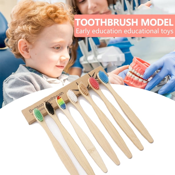 Juguete Educativo De Cepillado Dental Para Niños - Modelo De Dientes Con Forma De Jirafa, Incluye Cepillo, Ayuda A Aprender Higiene Bucal, Material PP Seguro, Regalo Para Preescolares