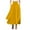 Gold, variant on Bohemian Maxi Skirt for Women Elastic High Waist Side Slit Irregular Hem Flowy Long Skirt with Pockets