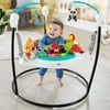 LJS Jumperoo Baby Bouncer & Activity Center with Lights and Music, Animal Wonders