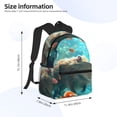 thumbnail image 2 of Pofeuu Underwater Swimming Guinea Pig Print Laptop Backpack Travel Canvas Backpack for School Lightweight and Comfortable Backpack College Backpack Schoolbag, 2 of 6