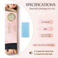thumbnail image 4 of Extensiones de cabello AGMITY Real Human Hair Tape, gris, 55 cm, 20 unidades, 4 of 6