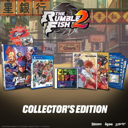 UPC: 0810105673494 | The Rumble Fish 2 Collector s Edition PlayStation 4 Limited Run Games 810105673494