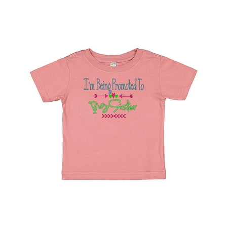 

Inktastic I m Being Promoted to Big Sister Gift Baby Girl T-Shirt