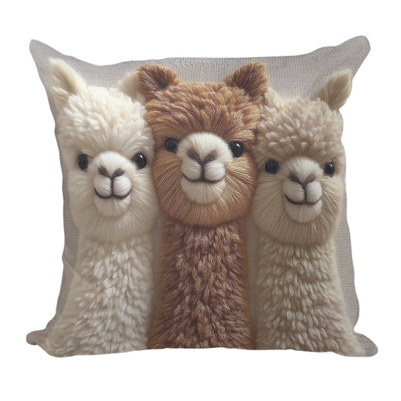 HuiXinOu Cute Animal Throw Pillow Cover Cute Animals Printing Sofa Living Room Decorative,Rustic Home Decor​​, Gift for Kids.