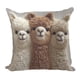 thumbnail image 2 of Funda de almohada con estampado de animales bonitos para sofá, sala de estar, cojín decorativo, funda de cojín de poliéster con bordado falso, funda de almohada estampada, 2 of 6