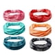 thumbnail image 1 of Diademas para mujer estilo boho, teñidas al estilo tie-dye, para yoga, deportivas anchas con nudos, turbantes, 6 unidades, 1 of 8
