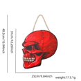 thumbnail image 2 of Halloween Decorative Hanging Ornament  Bat Pumpkin Ghost Sign, 2 of 7