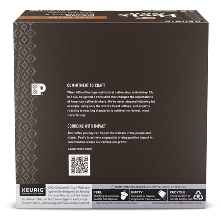 Peet's Coffee K-Cup Pods, Major Dickason's Dark Roast (48 Count) Single Serve Pods Compatible with Keurig Brewers - Image 4