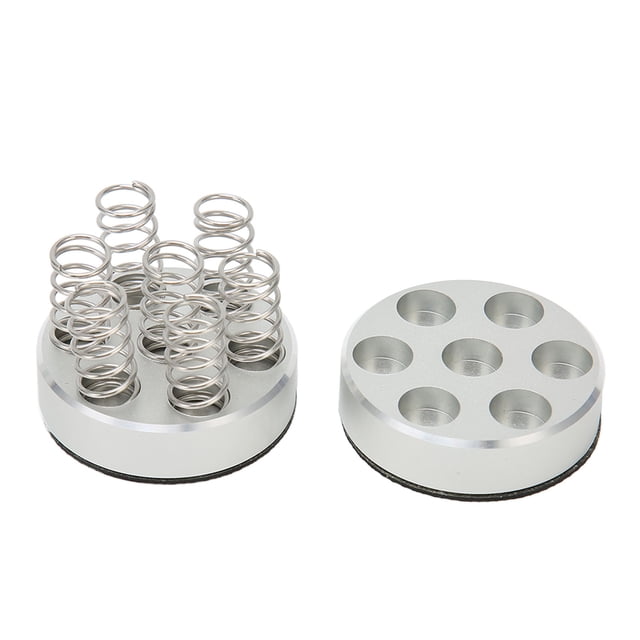 Pieds de Support d'Isolation pour Haut-Parleur à Ressort, Réduisent la Génération de Résonance Petits Pieds de Support d'Isolation Charge 9KG Alliage d'Aluminium Absorption des Chocs pour Plateau Tournant