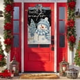 thumbnail image 2 of SM-XLHN Snowman Cardinal Hello Winter House Flag 28x40 Inch Double Sided, Polka Dot Winter Holiday Yard Outdoor Flag, 2 of 6