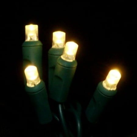 Christmas at Winterland BAT-50MMWW-4G Battery Operated Light String with 50 Coni - Walmart.com