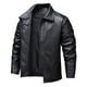 thumbnail image 2 of Ceisia Men's Slim Turn-Down Collar Full-Zip Faux Leather (PU) Casual Jacket Gift, 2 of 9