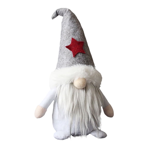 WUJGXI Creative Christmas Decorations With Hats Dolls Holiday Santa Plush Dolls Decorative Ornaments