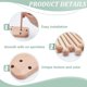 thumbnail image 4 of Escurridor de bolsas de plástico reutilizable con soporte para vasos y bolsas, incluye 8 varillas. Escurridor de madera de haya., 4 of 9