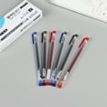 thumbnail image 3 of Farfi 12Pcs Gel Ink Pen 0.38mm Student Stationery Office DIY Sketching Writing Tool (Red), 3 of 13