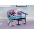 thumbnail image 2 of Disney Frozen 2-in-1 Activity Bench and Desk by Delta Children - Greenguard Gold Certified, Blue/Purple, 2 of 9