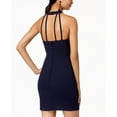 thumbnail image 2 of Speechless Juniors Illusion Contrast Bodycon Dress Midnight 11, 2 of 3