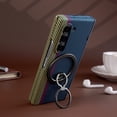 thumbnail image 3 of Decase Compatible with Samsung Galaxy Z Fold 7 Case with Metal Ring Kickstand Cover,Fashion Carbon Fibre Back Cover Fits for Samsung Galaxy Z Fold 7,Shockproof Anti-Scratch Protective Cover,Black, 3 of 7