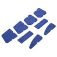 thumbnail image 1 of Kit de Herramientas de Calafateo de Silicona, 8 Piezas de Herramientas de Acabado de Lechada Selladora de Cemento de Vidrio Conferentes Bordes de Hoja para Raspador Sellador,, 1 of 7