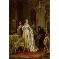 thumbnail image 2 of Carl Herpfer 18x24 Gold Ornate Framed and Double Matted Museum Art Print Titled - The Last Look, 2 of 4