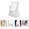 thumbnail image 3 of Shisuyan 1Pc Desktop Vanity Mirror Makeup Mirror with Drawer Turnable Mirror for Woman, 3 of 9