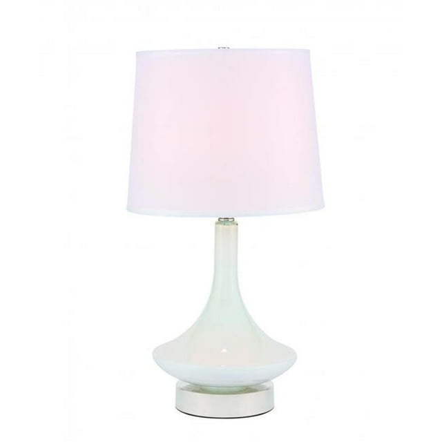 Elegant Decor TL3020PN Alina 1 Light Polished Nickel Table Lamp