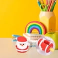 thumbnail image 1 of Christmas Deer Pencil Sharpener Cute Portable Pencil Sharpener Silicones Mini Manual Soft Rubber Pencil Sharpener, 1 of 9