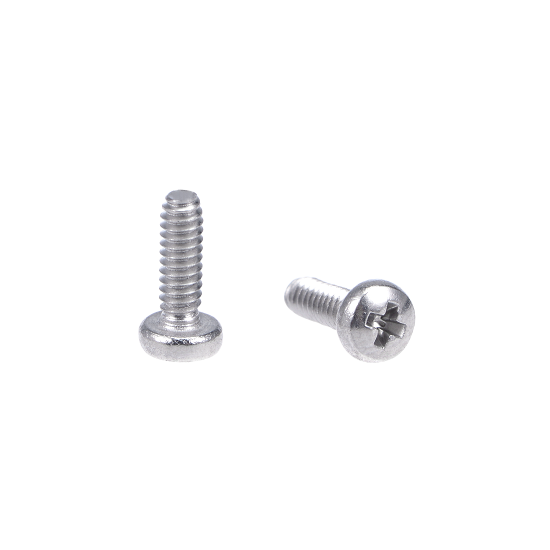 100 Vis à Métaux M1.6x5mm - Tête Cylindrique Cruciforme, Acier - Neuf
