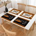 thumbnail image 4 of Lucoss Halloween Placemats, Ghost Owl Pumpkin Heat-Resistant Washable Table Place Mats for Kitchen Dining Table Decoration, 4 of 6