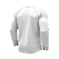 thumbnail image 3 of Men's Hello Darkness My Old Friend Long Sleeve Crew Neck Graphic Sweatshirt, 3 of 5