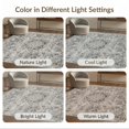 thumbnail image 7 of ODIKA 9'x12' Washable Area Rug Large Ornate Beige Faded Transitional Decorative Dining Table for Room, Basement, Office, Non-Slip Chair-Friendly, 7 of 7