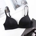 thumbnail image 2 of Xingpeng Sports Bras for Women Black Xl Student Girl Thin Solid Color Bra Underwear Bralette, 2 of 6