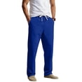 thumbnail image 4 of Mens Golf Pants Lightweight Quick Dry Anti-Slip Work Dress Pants Stretch Elastic Waist Drawstring Casual Slacks with Pockets Size 3XL Blue, 4 of 8