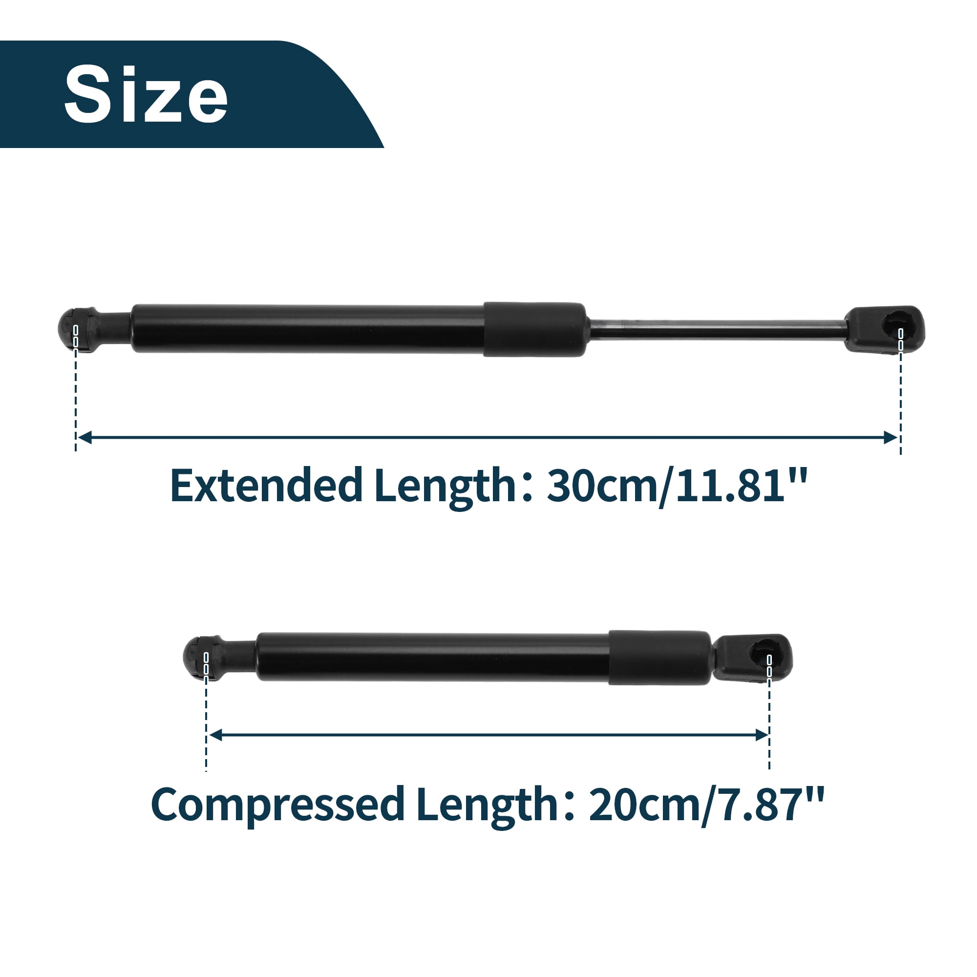 Unique Bargains 2Pcs Front Hood Lift Supports for Infiniti QX60 2013-2019 No.654703JA0A