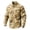 Khaki#long sleeve shirts, variant on oelaio Long Sleeve Cotton Shirt Men Camouflage Button Down Shirts Outdoor Travel Work Shirt Big and Tall Shirts with Pockets Army Green L