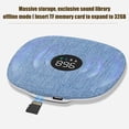 thumbnail image 5 of Thin Under Pillow Sleep Speaker with Sleep Timer, Bluetooth 5.4 Wireless Pillow Speaker for Sleeping, 16H Battery, 995-Min Timer, Side Sleeper Friendly, TF Card Support, 5 of 11